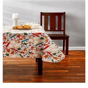 NEW Holiday Time "Baking Theme" PEVA Vinyl Table Cloth